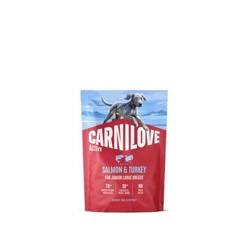 Carnilove Junior Large Breed сухий корм для молодих собак 1,5 кг - лосось та індичка 173700 фото