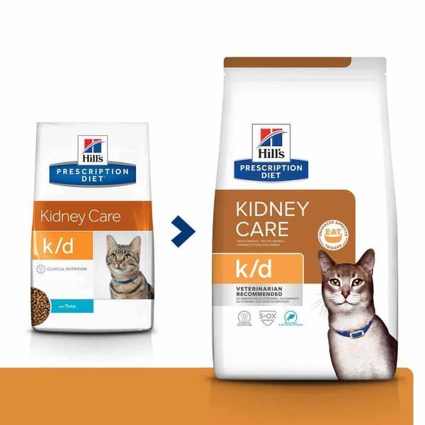 Hill&rsquo;s Prescription Diet Kidney Care k/d сухой корм для кошек 400 г - тунец 605991 фото