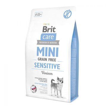 Brit Care Mini GF Sensitive сухий корм для собак 2 кг - оленина 170776/0169 фото