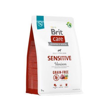 Brit Care Grain-free Sensitive сухий корм для собак 3 кг - оленина 172209 фото