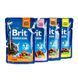 Brit Premium Sterilised Plate Chunks набір вологого корму для котів 12 шт x 100 г - асорті 111834 фото 2