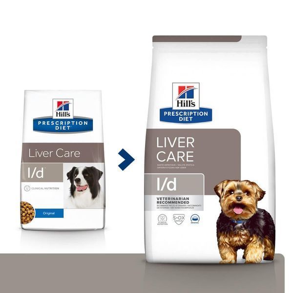 Hill's Prescription Diet Liver Care l/d сухой корм для собак 1,5 кг 605842 фото