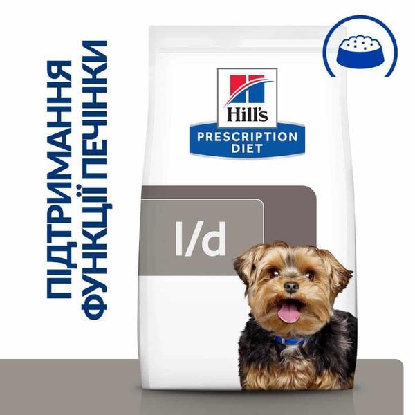 Hill's Prescription Diet Liver Care l/d сухой корм для собак 1,5 кг 605842 фото