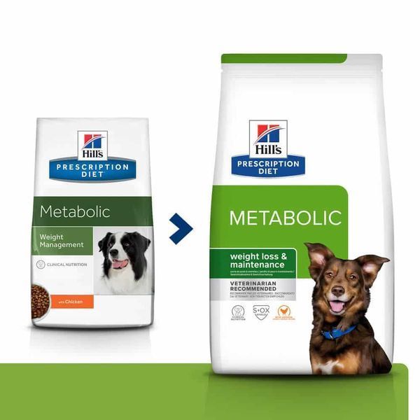 Hill's Prescription Diet Metabolic сухий корм для собак 1,5 кг - курка 605945 фото