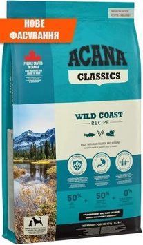 Acana Wild Coast Recipe сухий корм для собак 9,7 кг - лосось та оселедець a56212 фото