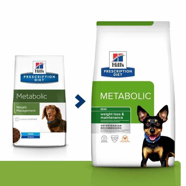 Hill&rsquo;s Prescription Diet Metabolic Mini сухой корм для собак 1 кг - курица 606378 фото