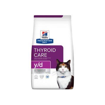 Hill&rsquo;s Prescription Diet Thyroid care y/d сухой корм для кошек 3 кг - курица 605926 фото