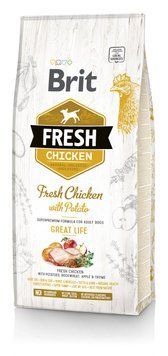 Brit Fresh Chicken Great Life сухий корм для собак 2,5 кг - курка 170990/0748 фото