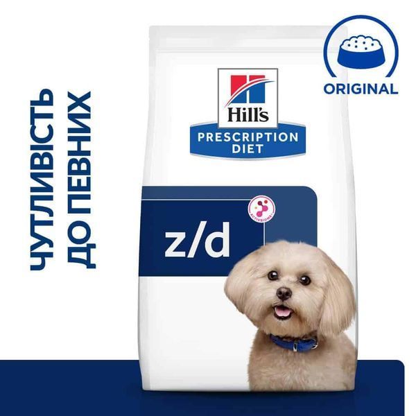 Hill&rsquo;s Prescription Diet Food Sensitivities z/d Mini сухой корм для собак 1 кг 607640 фото