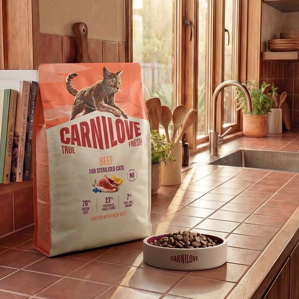Carnilove True Fresh сухий корм для стерилізованих котiв 2 кг - риба та індичка 173764 фото