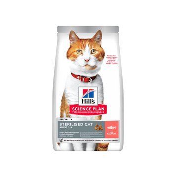 Hill's Science Plan Sterilised Adult сухой корм для кошек 300 г - лосось 608877 фото