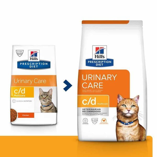 Hill&rsquo;s Prescription Diet Urinary Care c/d Multicare сухий корм для котів 400 г - курка 605891 фото
