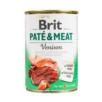 Brit Care Pate&Meat влажный корм для собак 400 г - оленина 100866/100078/0328 фото
