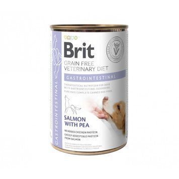 Brit VetDiets Gastrointestinal влажный корм для собак 400 г - лосось и горох 100287 фото