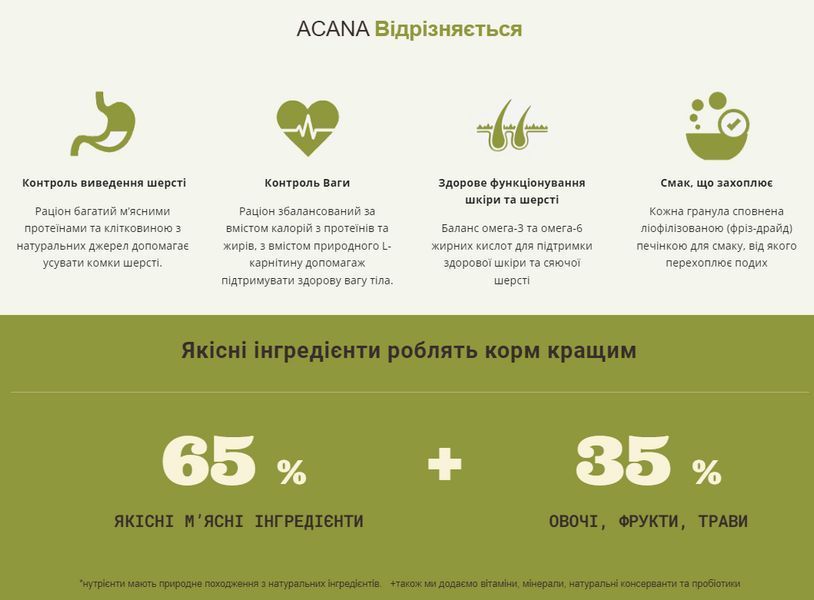 Acana Indoor Entree сухий корм для котів 340 г - курка та оселедець a71448 фото