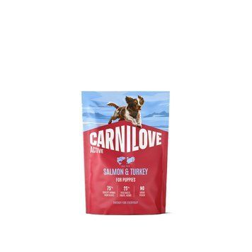 Carnilove Active All Breed Puppy сухий корм для цуценят 1,5 кг - лосось та індичка 173697 фото